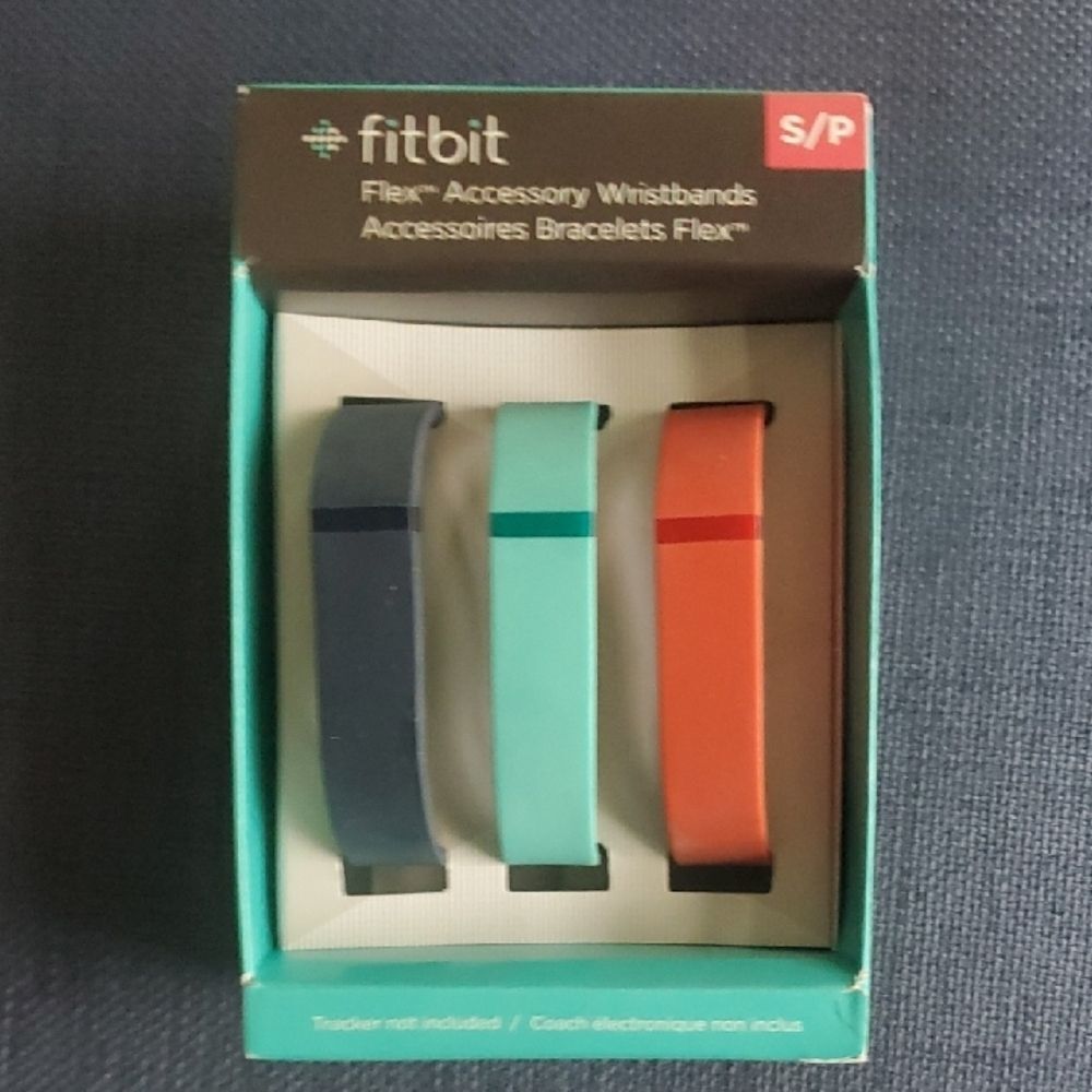 Fitbit Flex Wristbands in Black, Teal, and Orange Fit Bit